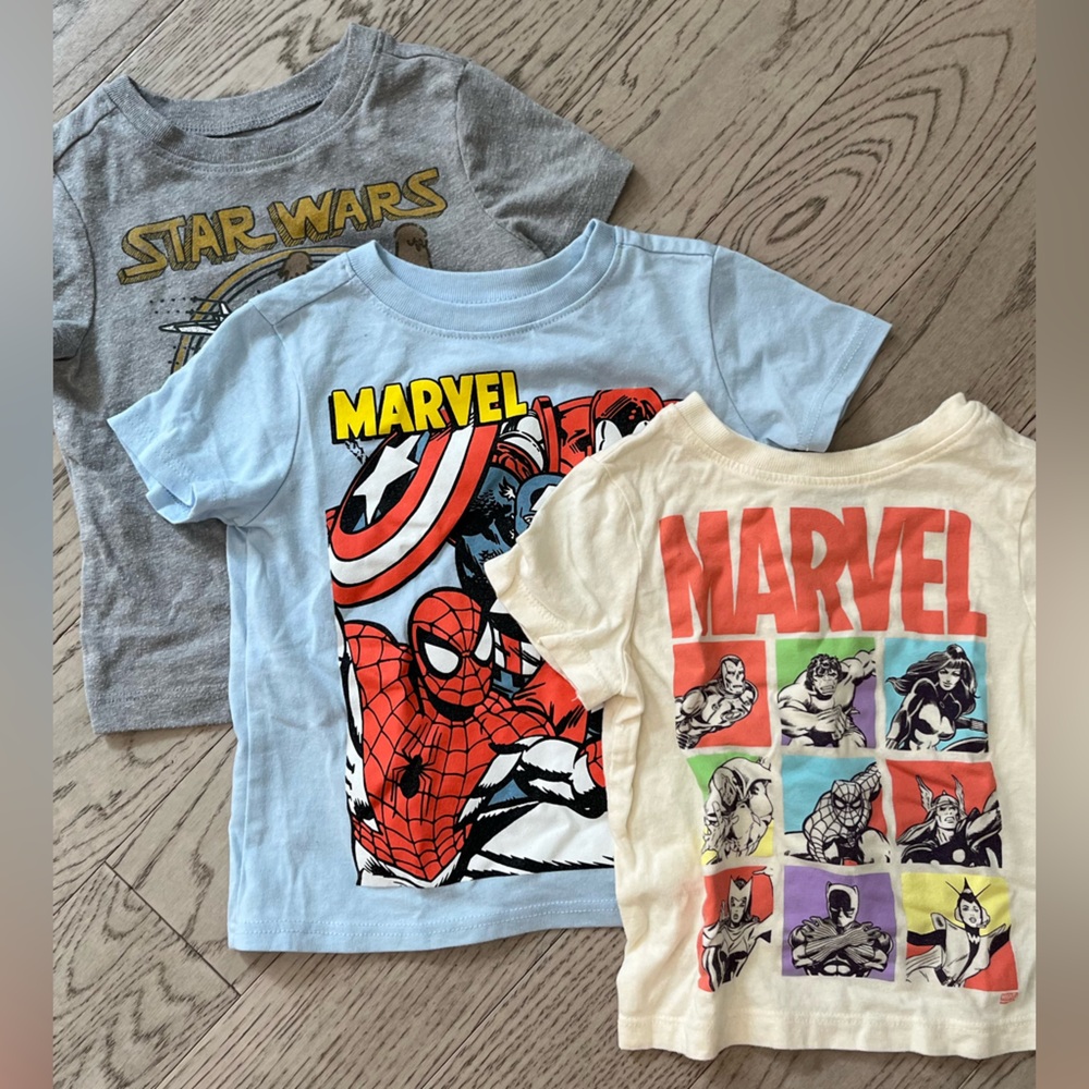 Marvel and Star Wars Kids Graphic T-Shirts